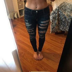 American Eagle Distressed Jeggings
